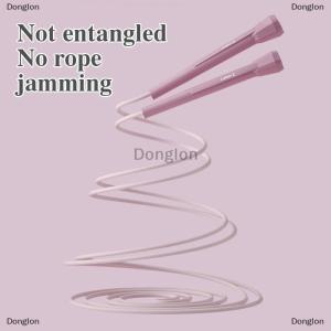 [COD] Donglon เชือกกระโดดสำหรับผู้ชายผู้หญิงสายกระโดดช่วยลดน้ำหนักเครื่องมือออกกำลังกายแบบพกพาอุปกรณ์ออกกำลังกายแบบคาร์ดิโอ