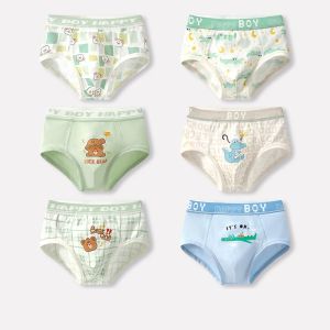 Kuchar 6 cái/lốc bé trai đồ lót cotton trẻ em quần lót phim hoạt hình Phi Hành Gia trẻ em Quần Lót Quần lót bó thoáng khí cho bé trai