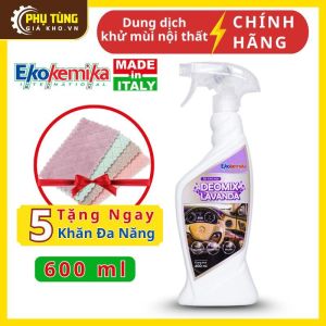 Chai Xịt khử mùi hôi nấm mốc vi khuẩn Ekokemika Deomix Lavanda 600mlDung dịch khử mùi nội thất ô tô
