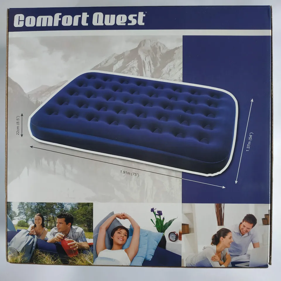 Bestway comfort quest inflatable double bed best sale