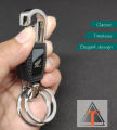 CK-02 HONDA MOTORCYCLE Square Dual Ring Motor Keychain. 