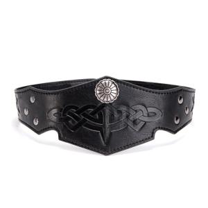 Lái xe máy mũ nón Thời Trung Cổ hiệp sĩ Headband headpiece trang phục Halloween Phụ kiện da có thể điều chỉnh headband