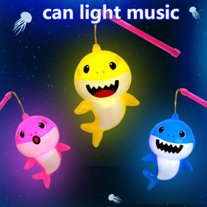 Baby Shark Family Song Lantern with Music Cute Light Cartoon Animal Shark Novelty Toys Gifts
