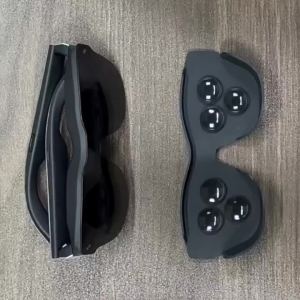 Universal Light Blockers for RayNeo Air3/3s/3s pro/Air2/2s AR Glasses Accessory - Silicone Blackout Cover Soft and Comfortable Full Reflections Blocker (Black Blockers 1Pc)