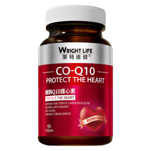 WRIGHT LIFE Japan Kaneka Coenzyme Q10 Supplement 50mg 90 Soft-gels CoQ10 Cardiovascular Anti-aging Coq10