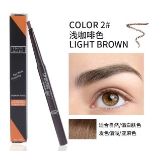 Eyebrow Pencil Waterproof 2 In Long Lasting Retractable Sweat-proof Smudge-Proof