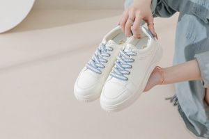 LUXUS  LOVINA  SEPATU SNEAKERS WANITA KOREAN STYLE WARNA PURIH - YDP61