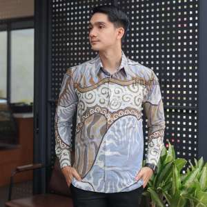 Jayabaya Batik SINABUNG Kemeja Katun Furing Lengan Panjang