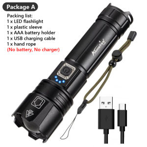 Alonefire H38 Lamp XHP70.2 Most Powerful Flashlight  Waterproof LED Torch Zoomable Lantern Camping