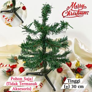 DISKON SUPER Pohon Natal Termurah Grosir / Merry Christmas Tree / Pohon Meja Mini  / Aksesoris Natal