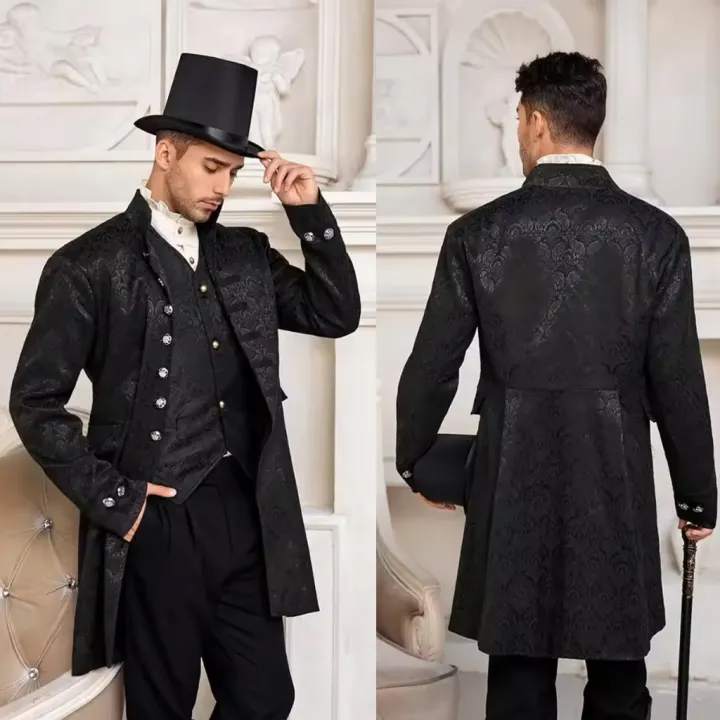 Ready stock🇲🇾Medieval Jacket Pirate Viking Renaissance Costume Foal ...