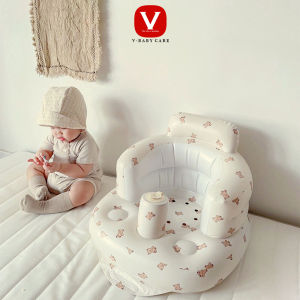 Ghế Hơi Tập Ngồi Cho Bé  Aguard - BB2 Ghế Ngồi Ăn Dặm Bơm Hơi Tự Động Chống Ngã Cao Cấp Phong Cách Hàn Quốc