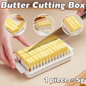 Cheese Countertop Dish Storage Butter Tray Slicer Transparent Keeper Kitchen Food Container Cutter