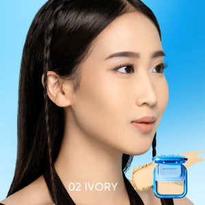 SKINTIFIC - Ultra Cover Powder Foundation 9g |  Two Way Cake Pressed Powder Matte Bedak tabur Padat ori Compact Meratakan warna kulit with Carnosine Ectoin Squalane Silk TWC Powder cushion matte official biru cushion tahan lama blur