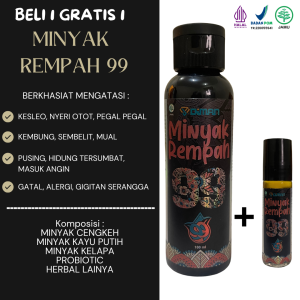 Minyak Rempah 99 Obat Gosok Minyak Urut Minyak Oles Minyak Pijat - Massage oil - Olive oil Spa Oil panasnya tahan lama Isi 2 Botol