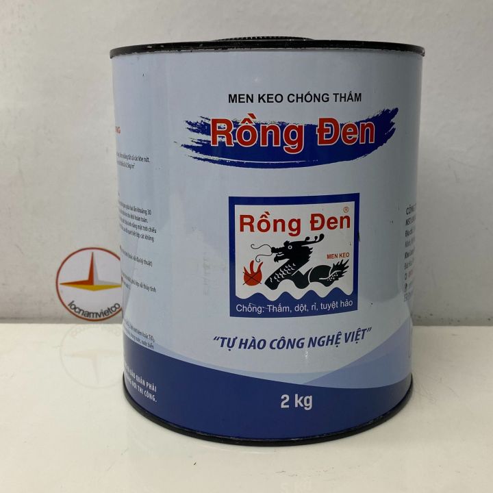 Chống thấm Rồng Đen 2KG dùng cho bê tông, chống rỉ sét kim loại, làm keo dán đa năng