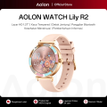 Aolon Lily R2 Smartwatch Wanita Zinc Alloy 1.27-inch TFT Women's Health/Heart Rate/Blood Oxygen/Stress/Sleep monitoring IP67 Waterproof flashlight Bluetooth Call 150+ Sport Mode 290mAh Size 40.9*12mm jam tangan wanita elegan smart watch wanita 2025. 