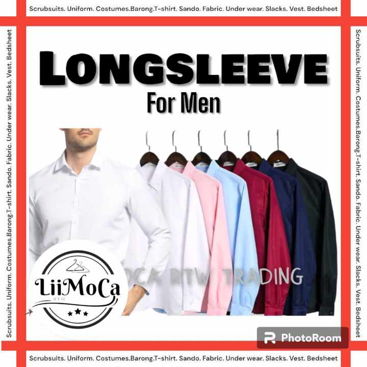 L.CO'S COLORED FORMAL LONGSLEEVES FOR MEN// DIFFERENT COLOR | Lazada PH