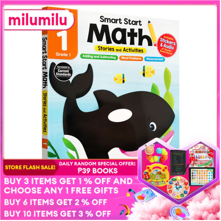 milumilu Evan-Moor Smart Start Math Grade 1 Original English Math ...