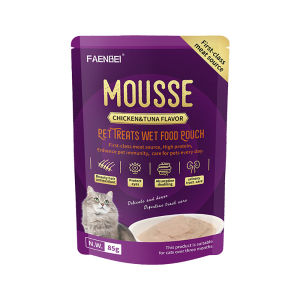 LDECO 85g Mousse Cat Wet Food Pouch Cat Treats and Snacks Pet Wet Food Makanan Kucing Pouch Chicken & Tuna & Beef