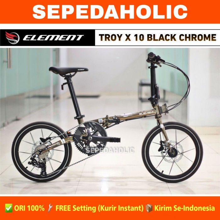 Lipat Element Troy Frame Chromoly Sepeda Lipat Troy Folding Bike 2025