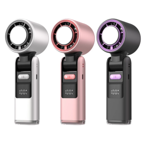 Portable Handheld Fan Speed(1-100) Adjustable Fan Rechargeable Dust Blower for Women Man Travel Camping Outdoor