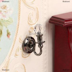 [COD] Biubiuni 1Pair 1:12 Dollhouse Miniature Wall Light Lamp Home Furniture Model Decor Toy Doll House Accessories