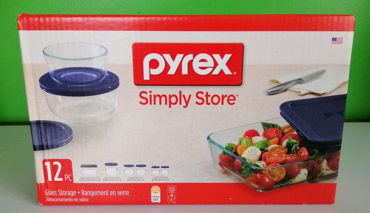Pyrex Simply Store 12-pc Glass Storage 6-Piece Food Storage