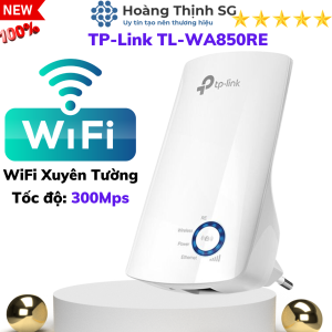 Bộ Kích Sóng Wifi Repeater TP-Link TL-WA850RE 300Mbps Bộ mở rộng sóng wifi TP-Link - Hàng Chính Hãng