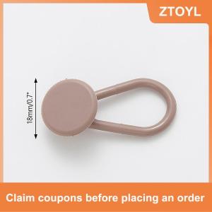 【ZTOYL】 1Pcs Pants Extender Buttons 15mm 18mm Flexible Waist Extenders For Jeans Pants For Women Men Pregnancy Jeans Skirt