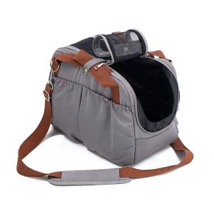 Pet Dog Carrier Bag Small Travel Bag for Cat Carrier Sling Bag Dog Hand Carry with Pocket Luxury Pet Carrier Tote Bag 宠物外出包