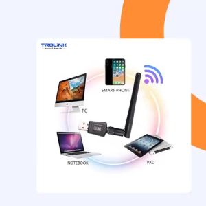 (HD1)Wireless WiFi Adapter 802.11AC 600Mbps Dual Band 2.4G+5GHz USB Receiver WiFi for PC Laptop