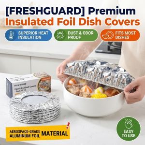 Aluminum Foil Thermal Insulation Film Food Cover Keep Warm Table Dining Wrap Food Grade Freshness Preservation Reusable Insulated Mat