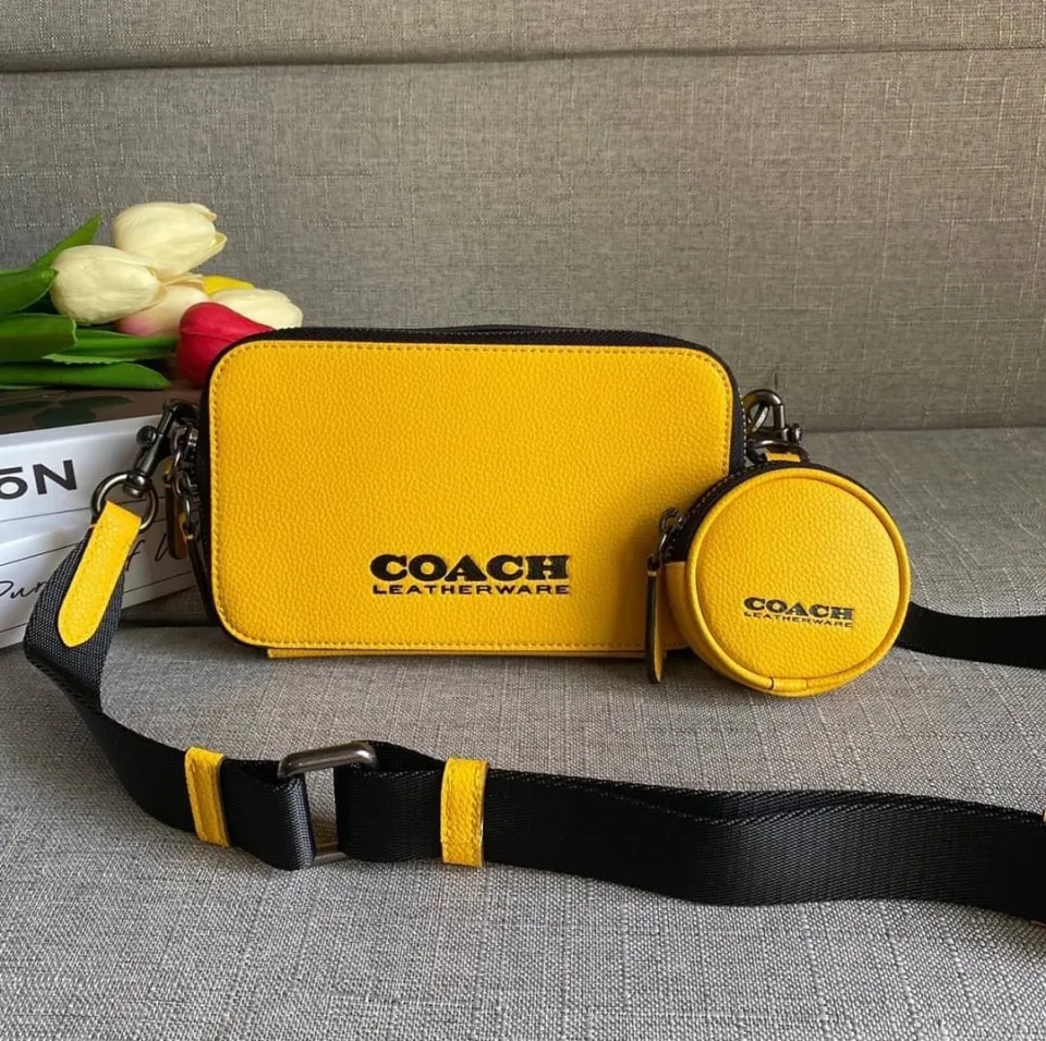 Coach best sale yellow bag