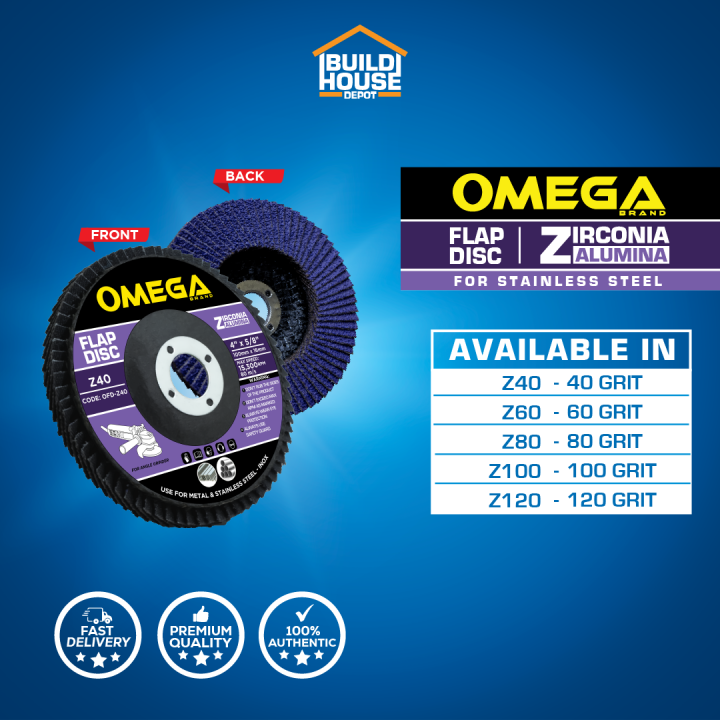 OMEGA Flap Sanding Disc – Zirconia Alumina – For Metal and Stainless ...