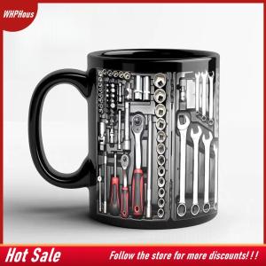 【COD】🔥🔥🔥 The Ultimate Mechanics Toolbox Mug 11oz Ceramic Mechanic Toolbox Coffee Cup For Birthday Christmas Thanksgiving Anniversary