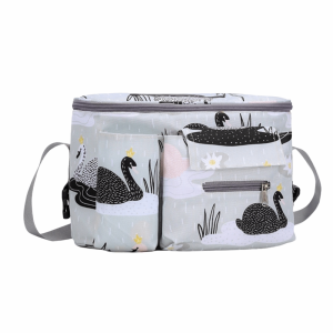 ROBERTADE Large Capacity Baby Stroller Bag Cartoon Multiple Pockets Baby Stroller Hanging Bag Universal Oxford Cloth Diaper Bag Organizer Baby Stroller Accessories