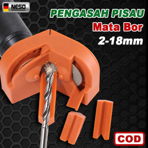 NESO Pengasah Asah Mata Bor Drill 2-16mm Bit Alat Asah Mata Bor Besi Kayu Beton Sharpener Titanium Original NT67