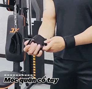 Móc kéo xà đơn móc thép chống trượt tập nâng tạ an toàn và chống trượt nâng cao hiệu quả tập luyện