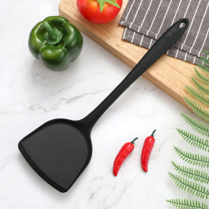 Household Silicone Spatula for Non-Stick Pots Chinese Style Kitchen Utensil Stir-Fry Spatula Heat Resistant Cooking Tool
