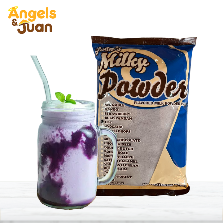 Juan Barista Ube Milky Powder for Flavored Milk Shake, Milk Tea and Scramble 1 kilogram