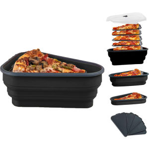 Reusable Pizza Container Storage Adjustable Pizza Slice Container