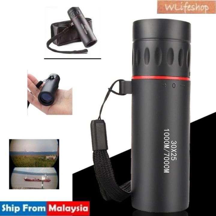 Teropong  Mini Mainan Telescope Concert Teropong 30X25 Zoom Optical Monocular Single Kecil Senang Masuk Dalam Pocket