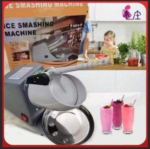 【LOWEST PRICE】Heavy Duty Ice Crusher Shaver Machine 220V 500W Electric Ice Crasher Yelo Maker High Grade Ice Shaver Stainless Steel Blades Crasher Machine Crusher Best Seller