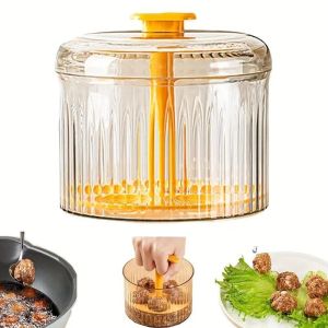 5 Balls Meatball Maker PP Translucent Ground Meat Storage Containers Kitchen Tools Meatballs Press Mold