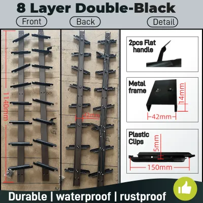 Louver Window 6/7/8 Layers Aluminum window Blade Daun Black Silver Brown Color Window Naco Metal Louvres / Nako Tingkap / 百叶窗那哥