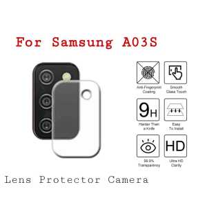 Promo Tempered Glass camera Samsung A03s 2021 Screan Protection Film pelindung Belakang HP