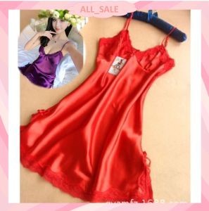 BT003 BAJU TIDUR WANITA MODEL MINI DRESS BAHAN KAIN SATIN SUTRA RENDA IMPORT COD