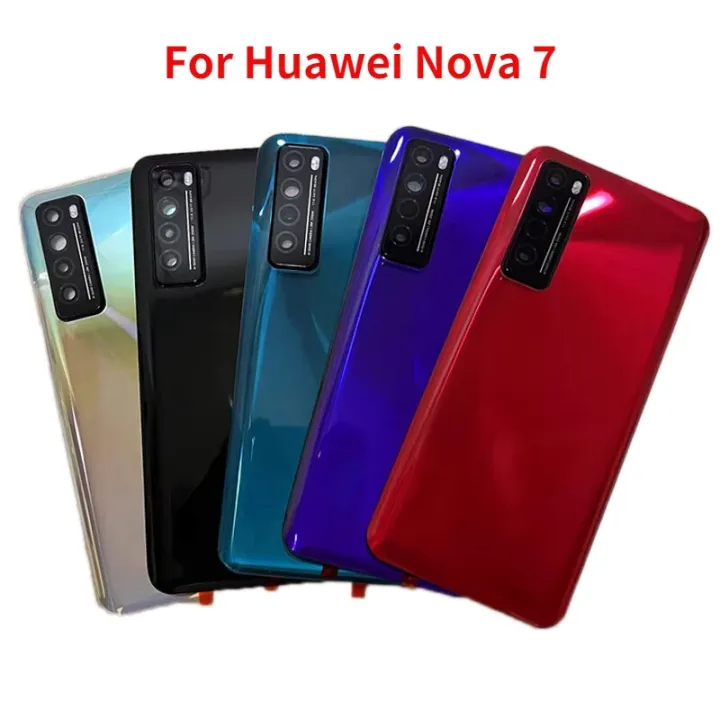 Original Back Glass For Huawei Nova 5G Battery Back Cover Rear