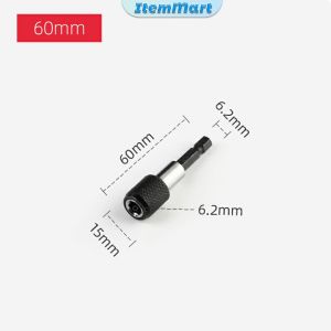 ItemMart Hex Shank Drill Bits Adapter 60mm 100mm 150mm Screwdriver Impact Driver Adaptor Quick Change
